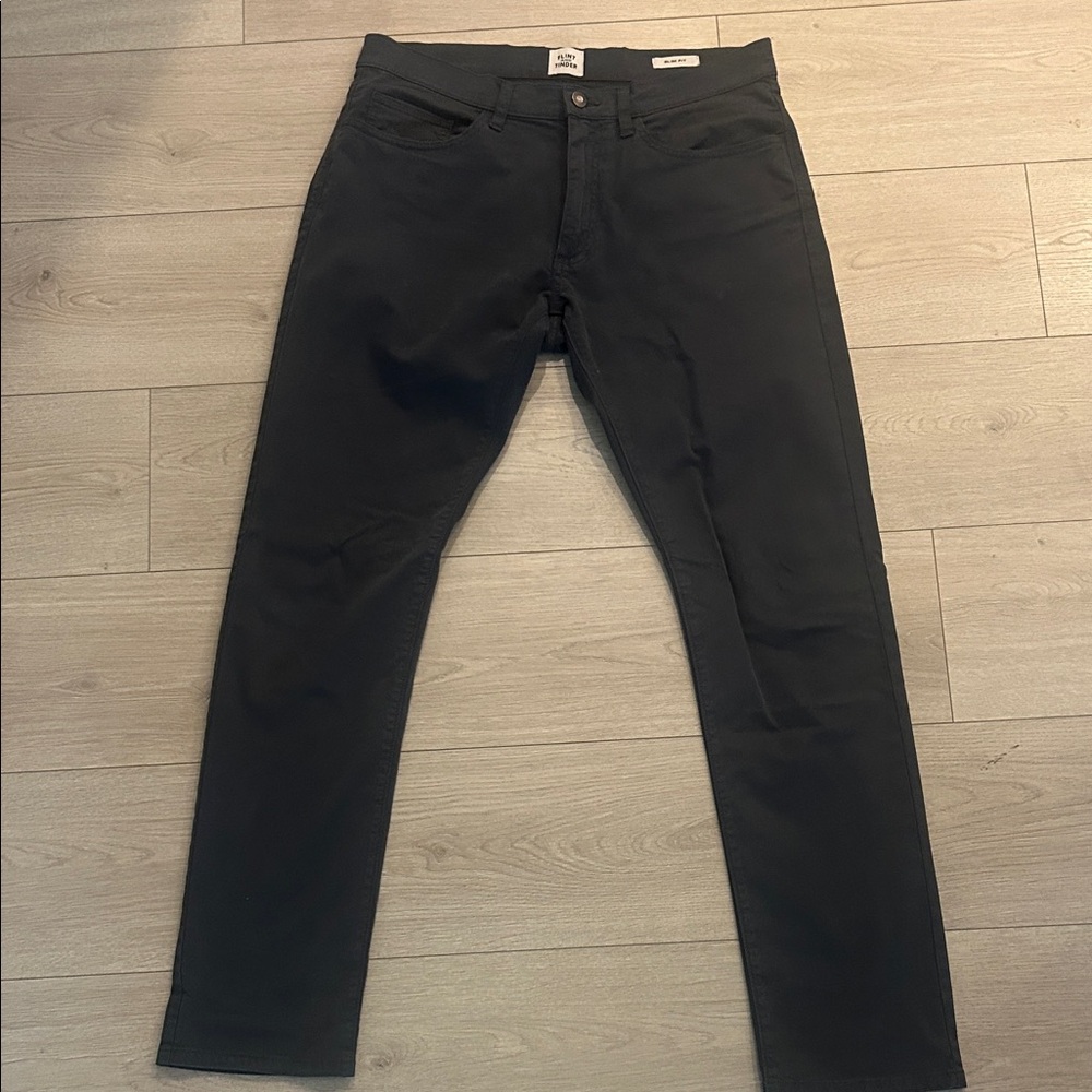 Men's Slim Fit Black Jeans